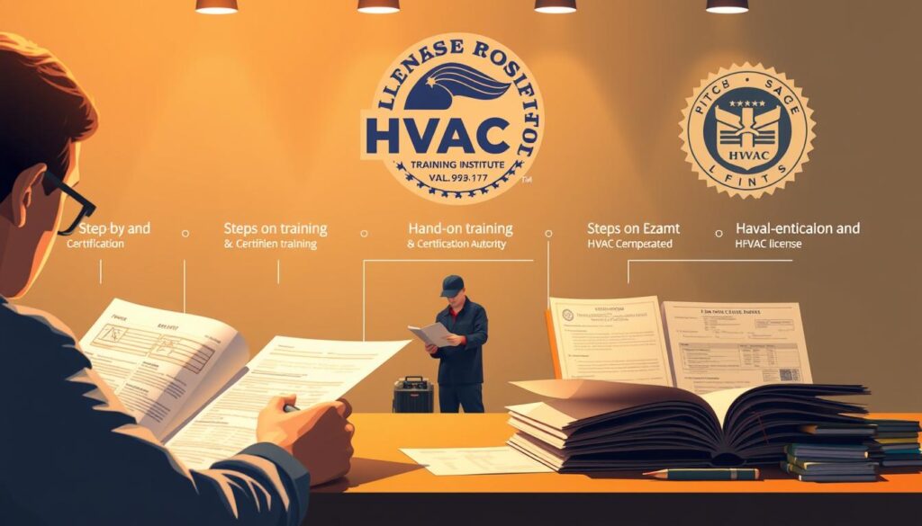 how to get my hvac license