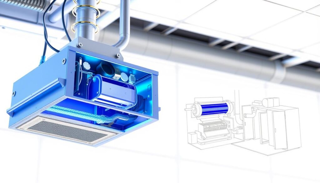 how to install uv light in hvac