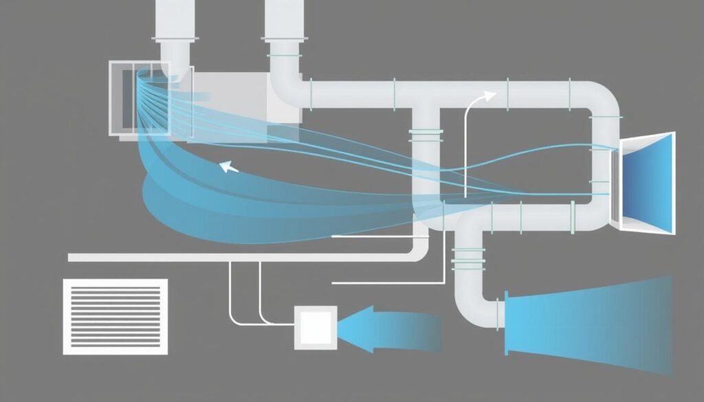 which way does air flow in hvac