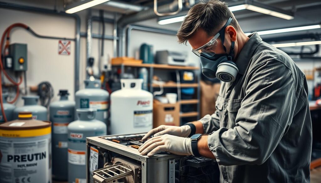 HVAC Disposal Safety Measures HVAC Disposal Safety Measures