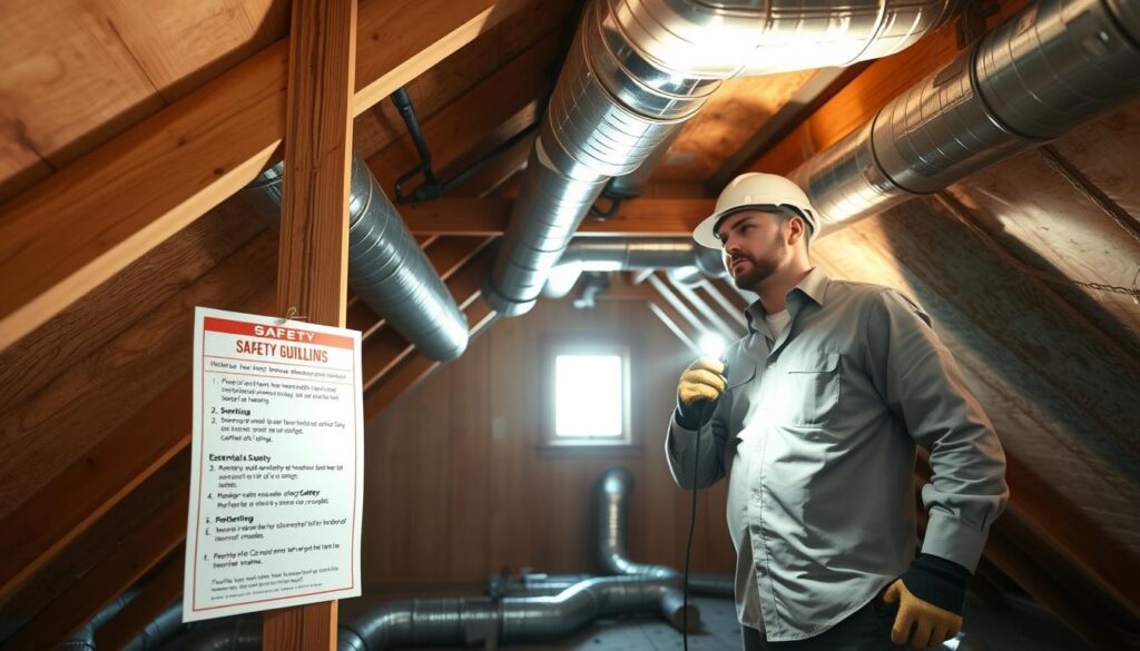 HVAC Ductwork Attic Safety Precautions