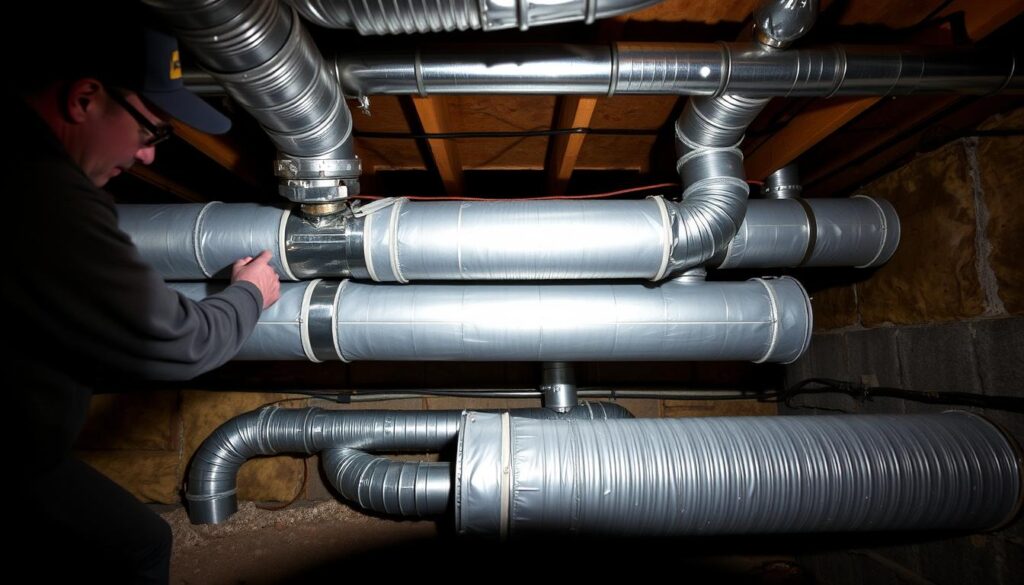 HVAC Ductwork Installation in Crawl Space