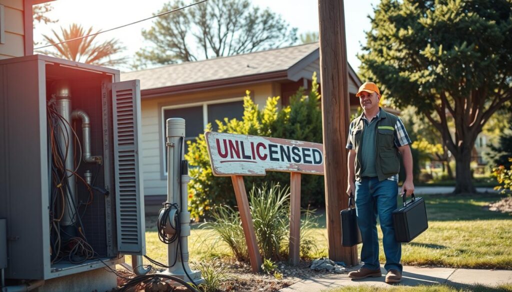 Unlicensed HVAC Contractor Risks