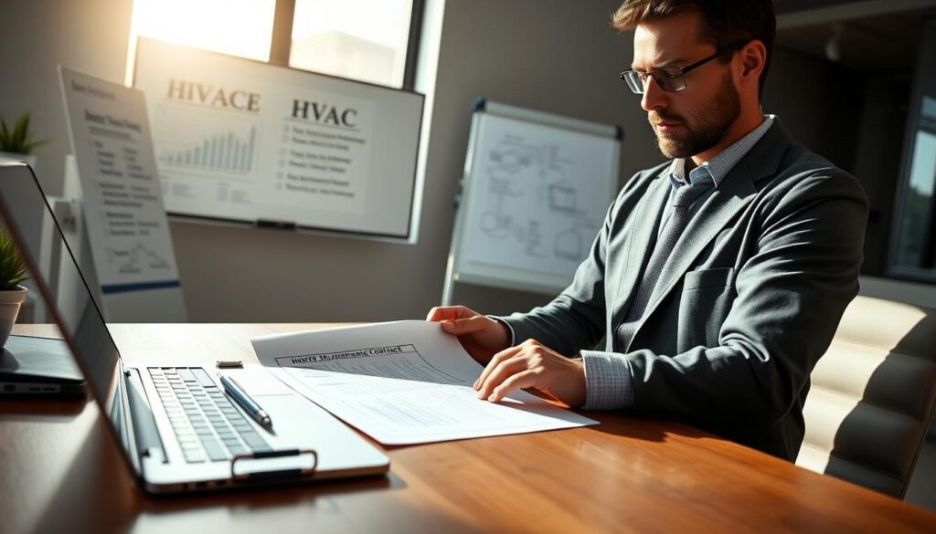 how to get hvac maintenance contracts