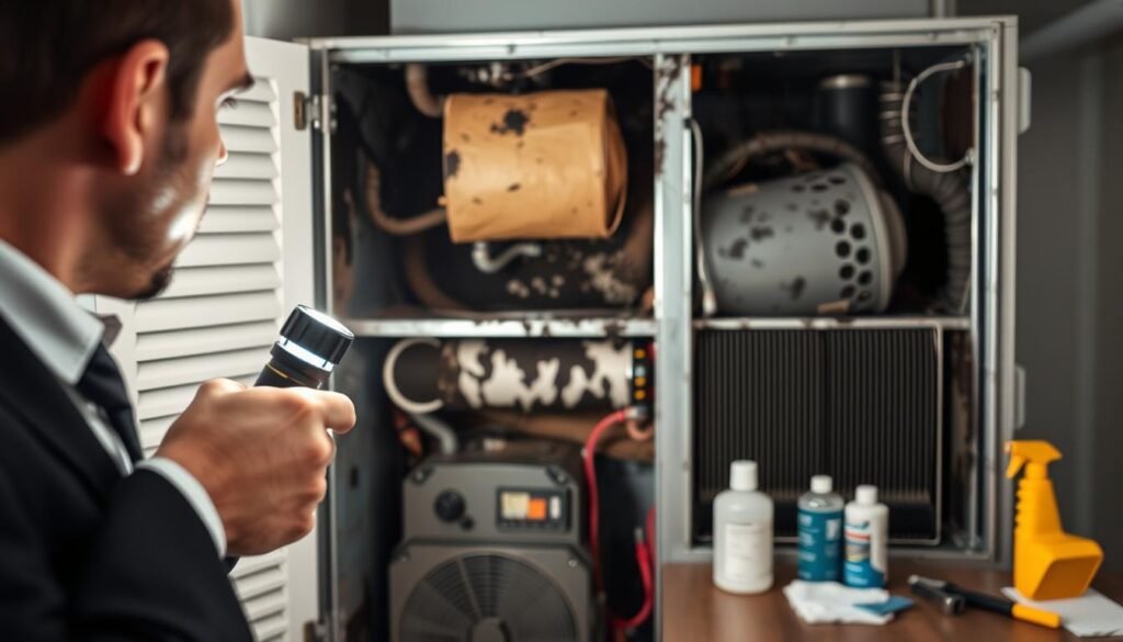 how to get rid of black mold in hvac system