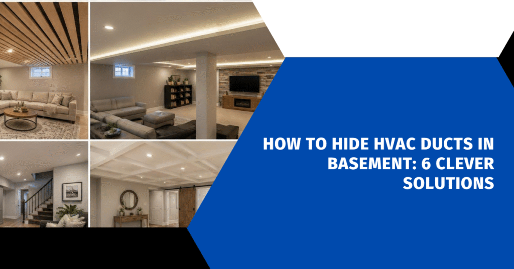 How to Hide HVAC Ducts in Basement: 6 Clever Solutions