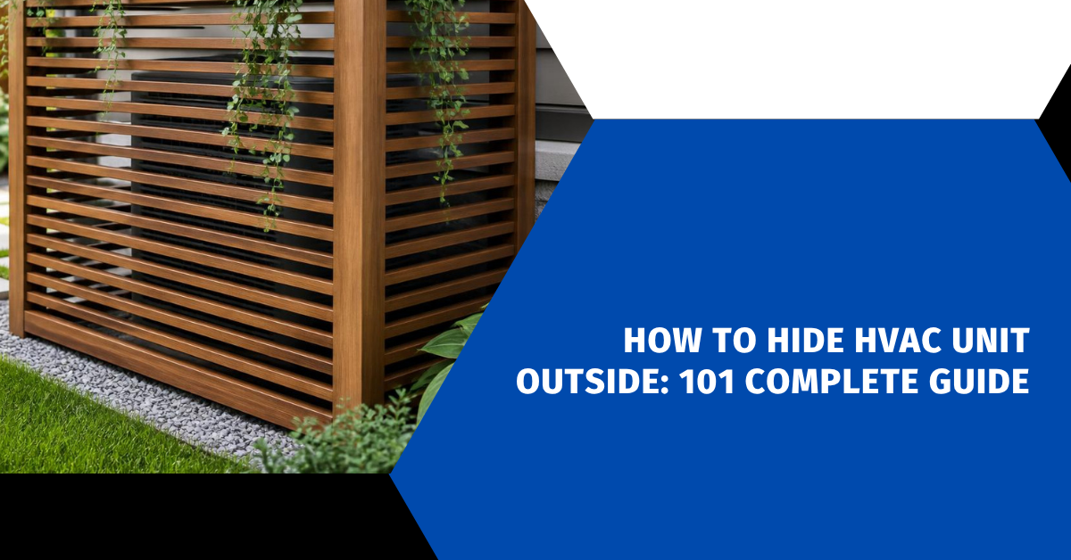 How to Hide HVAC Unit Outside: 101 Complete Guide