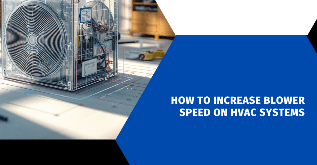 How to Increase Blower Speed on HVAC Systems
