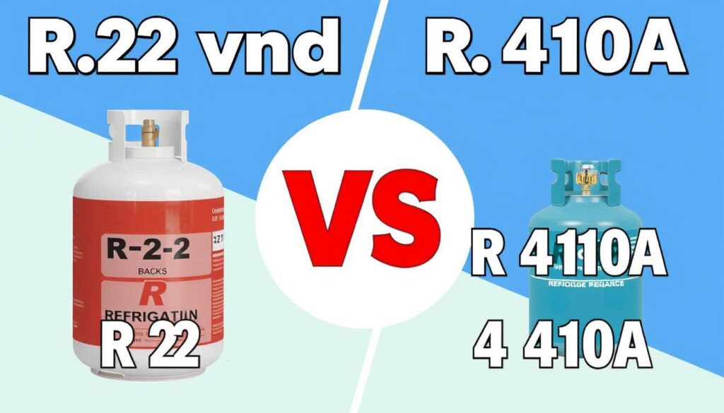 R-22 and R-410A Refrigerant Comparison