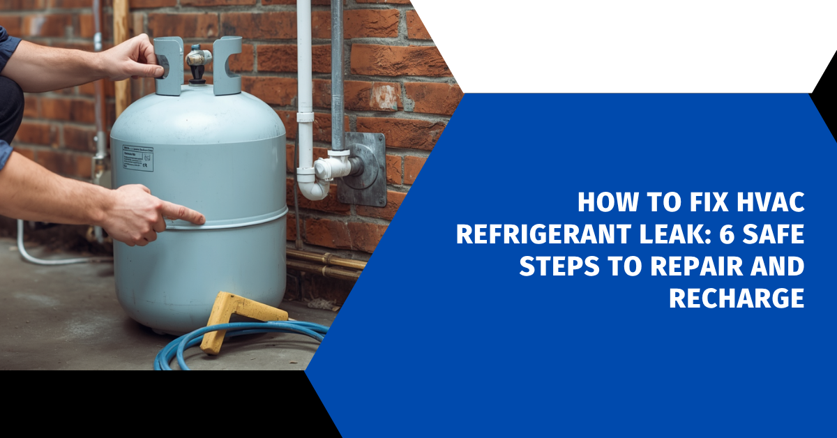 How to Fix HVAC Refrigerant Leak: 6 Safe Steps to Repair and Recharge