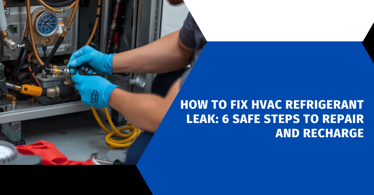 How to Fix HVAC Refrigerant Leak: 6 Safe Steps to Repair and Recharge