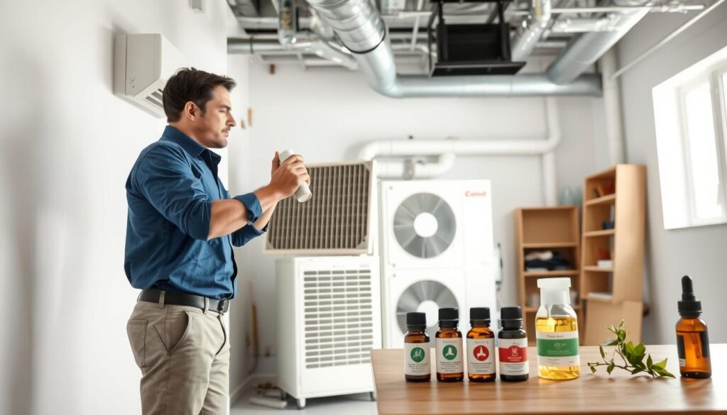 how to get rid of hvac smell