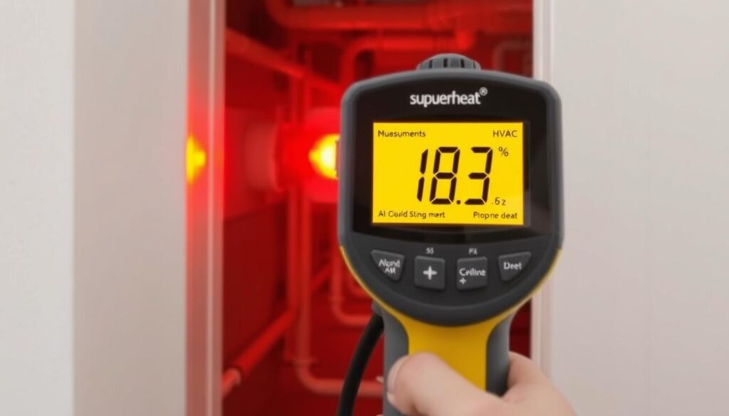 how to get superheat hvac
