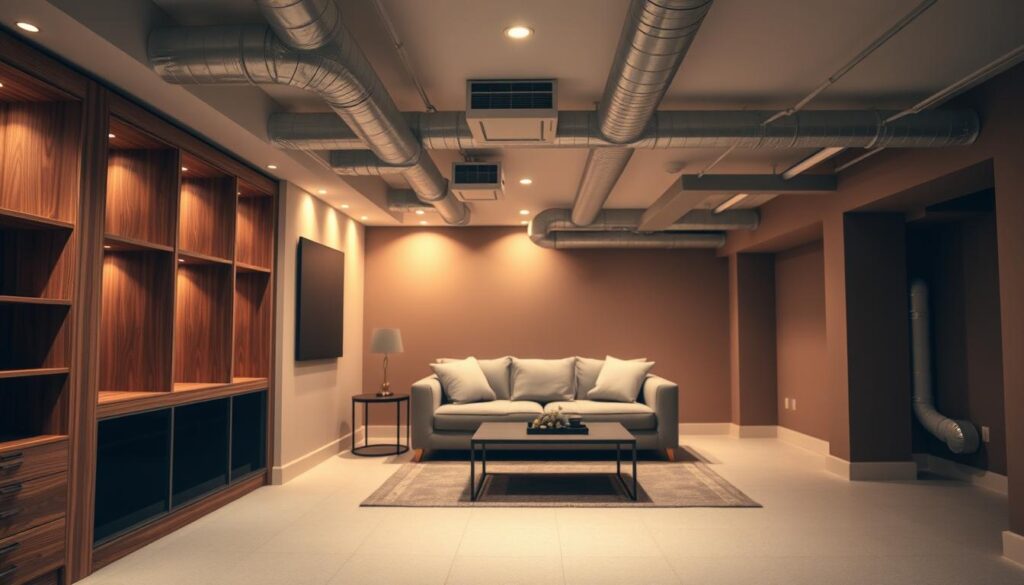 how to hide hvac in basement how to hide hvac in basement