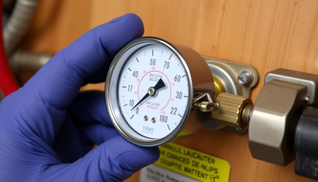 how to hook up a vacuum gauge hvac