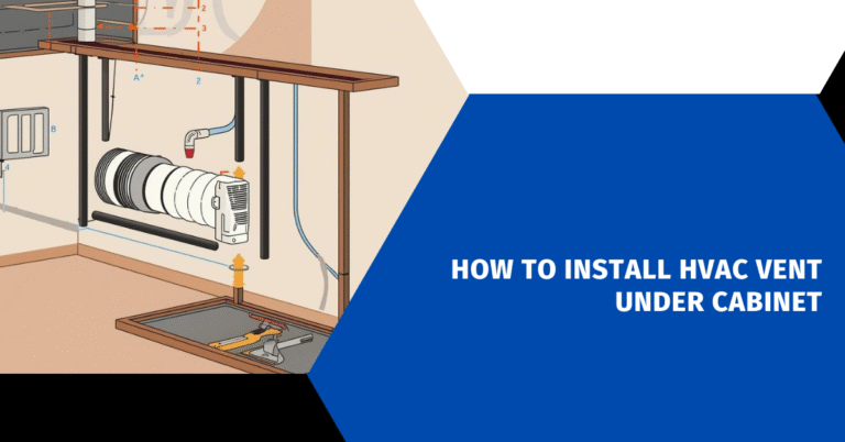 How to Install HVAC Vent Under Cabinet